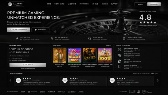 luxury casino Gameplay